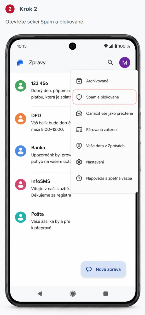Spam a&nbsp;blokované